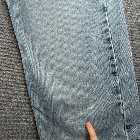 VTG Levi's Blue Jeans Men Light Wash Denim Cotton Jeans Loose Baggy ACTL 31.5X30 - Picture 7 of 16